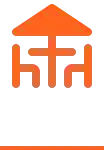 A picture of an orange and gray logo.